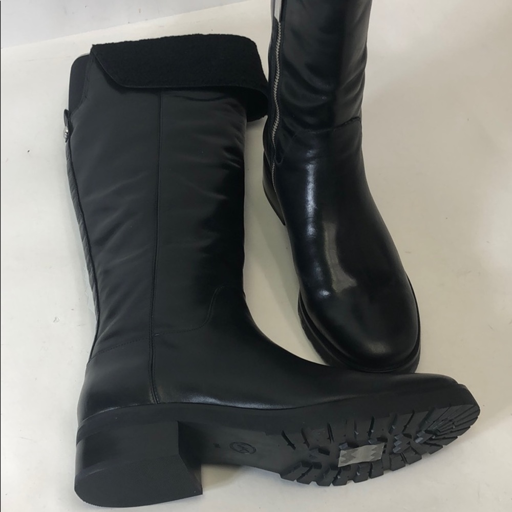 Michael Kors Whitaker Tall Boot Black Leather New - Picture 8 of 8